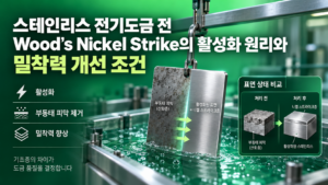 스테인리스 전기도금 전 Wood's Nickel Strike의 활성화 원리와 밀착력 개선 조건 썸네일